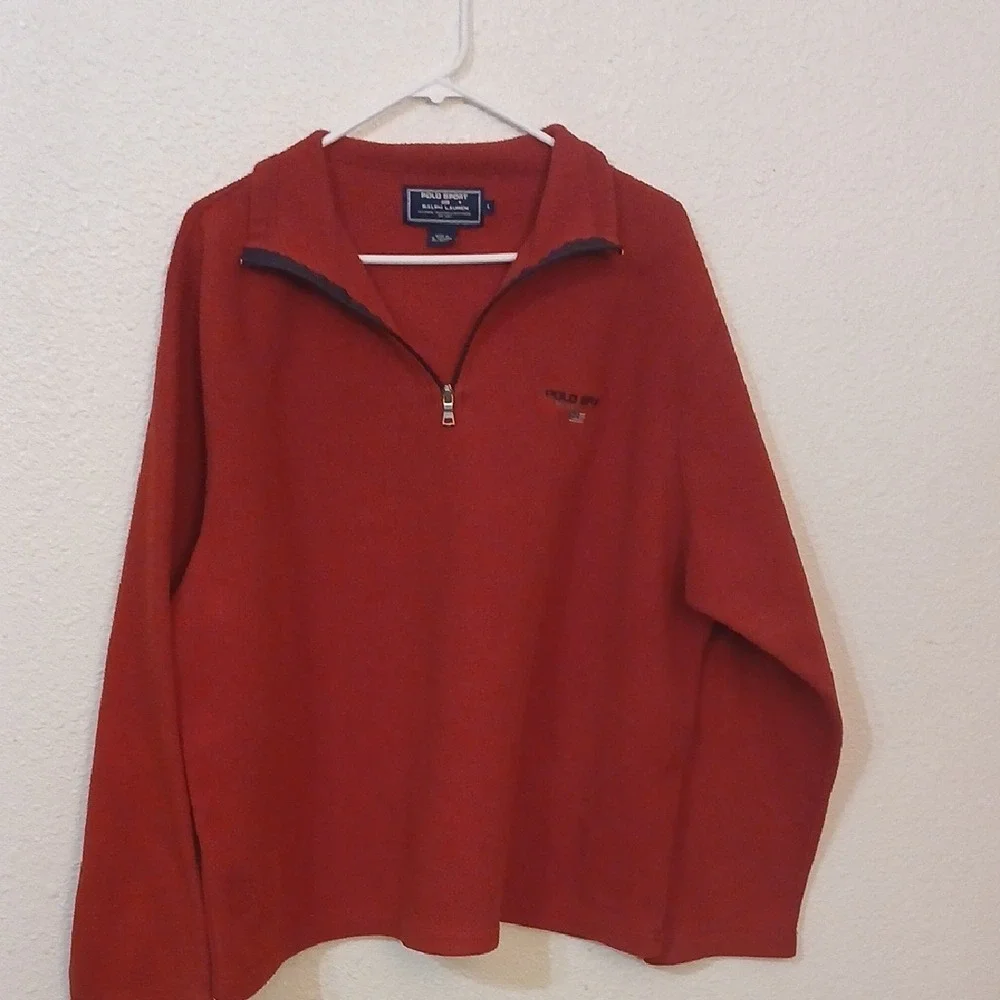 Make Offer Polo by Ralph Lauren Men's Red Sweater